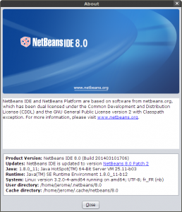 NetBeans About