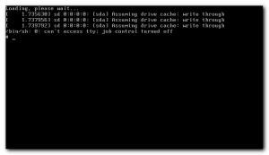 root password recovery boot