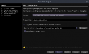 NetBeans - Serveur web