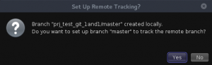 NetBeans - Set Up Remote Tracking?