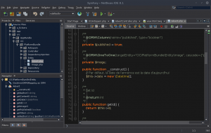 Symfony - NetBeans IDE 8.1
